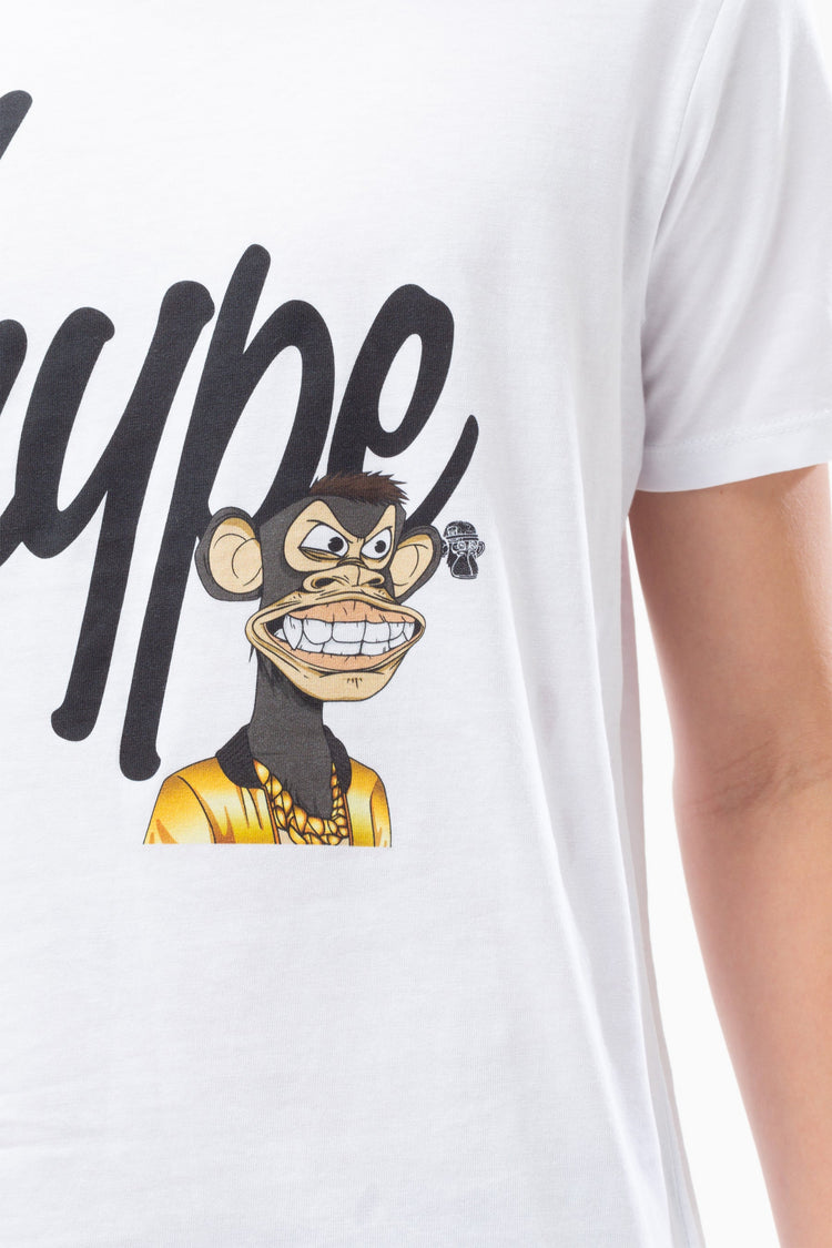 HYPE X ARMY OF APES KIDS WHITE SCRIPT T-SHIRT