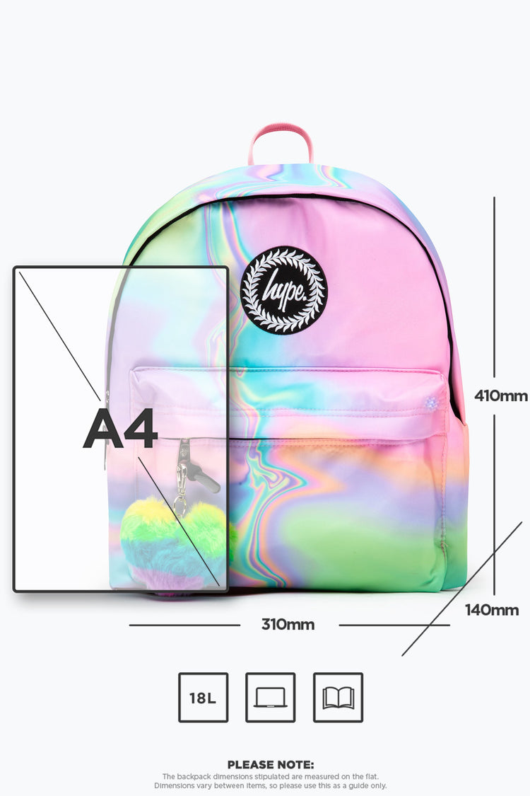 HYPE IRIDESCENT MARBLE BACKPACK