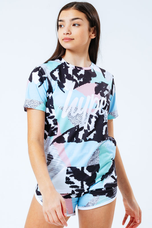 HYPE PASTEL ABSTRACT KIDS T-SHIRT