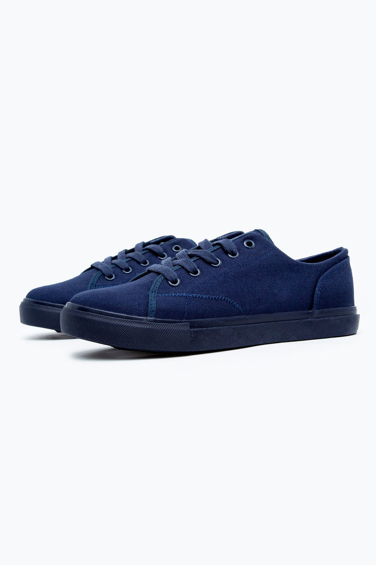 HYPE NAVY PUMP KIDS TRAINERS