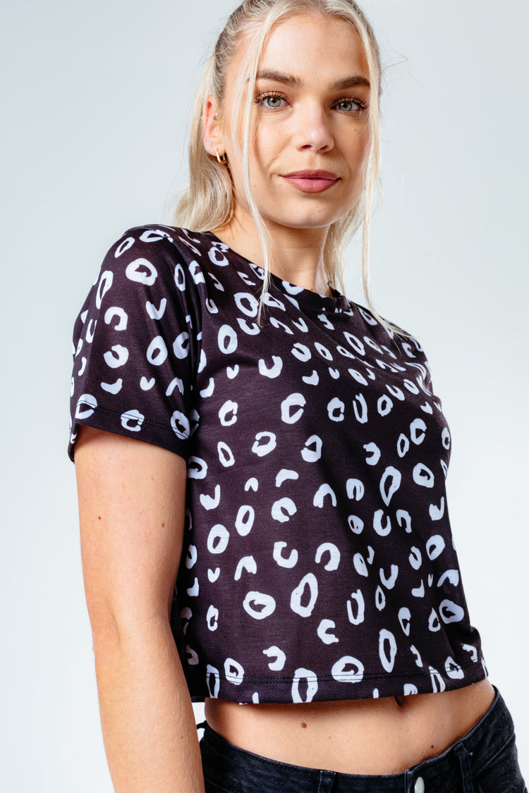 Hype Black Spots Women'S Crop T-Shirt